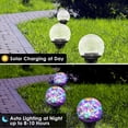 thumbnail image 4 of Luces solares para jardín Keevvon 80 LED multicolor, paquete de 2, 4 of 7