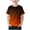 Orange, variant on CYRBOKO Boys T-shirts, Short Sleeve Casual Gradient Color Summer Sports Tee Green Size 9-10 T