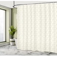 thumbnail image 4 of Ambesonne Scottie Dog Shower Curtain, Animal Tiling Pattern, 69"Wx70"L, Off White and Dust, 4 of 4