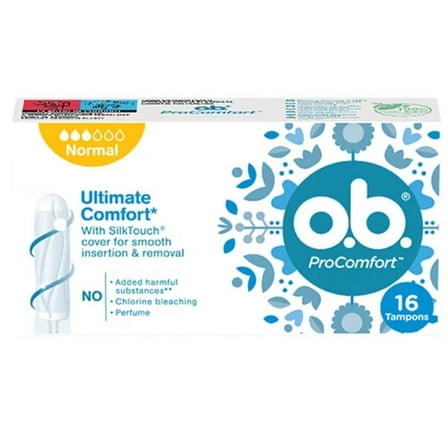 O.B. Pro Comfort Size Tampons 16 Pads