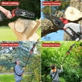 thumbnail image 7 of Tegatok Cordless Pole Saw and Mini Chainsaw, 2000mAh Battery Powered, 6-Inch Brushless Electric Rotatable Pole Saw, Multi-Angle for Tree Pruning Wood Cutting, 7 of 7
