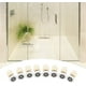 thumbnail image 2 of 8 Uds ruedas para la puerta de la ducha Kit de puerta corredera de latón ABS rueda corredores de baño poleas duraderas para puerta de baño accesorio herramienta de Hardware, 2 of 5