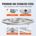 thumbnail image 2 of SKYSHALO Circular Fire Pit Insert 12 inch, Durable Stainless Steel Burner System, Compatible with Natural & Propane Gas, 92,000 BTU for Both Indoor and Outdoor Settings, 2 of 9
