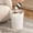 White, variant on Plastic Small Trash Can Wastebasket for Bathrooms, Kitchens, Offices - Garbage Container Basket for Laundry Room, Kids Rooms, Dorms - 2025 Update