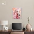 thumbnail image 3 of Pink Horse Canvas Peach Boho Wall Art by Art Remedy, White Frame, 16" x 20", 3 of 7