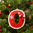 thumbnail image 3 of 26 Letter Ornaments for Christmas Tree Decoration Personalized Christmas Ornaments Alphabet for Christmas Initial Ornament 2025, DIY Craft Ornaments, Gifts for Family Friends(O), 3 of 4