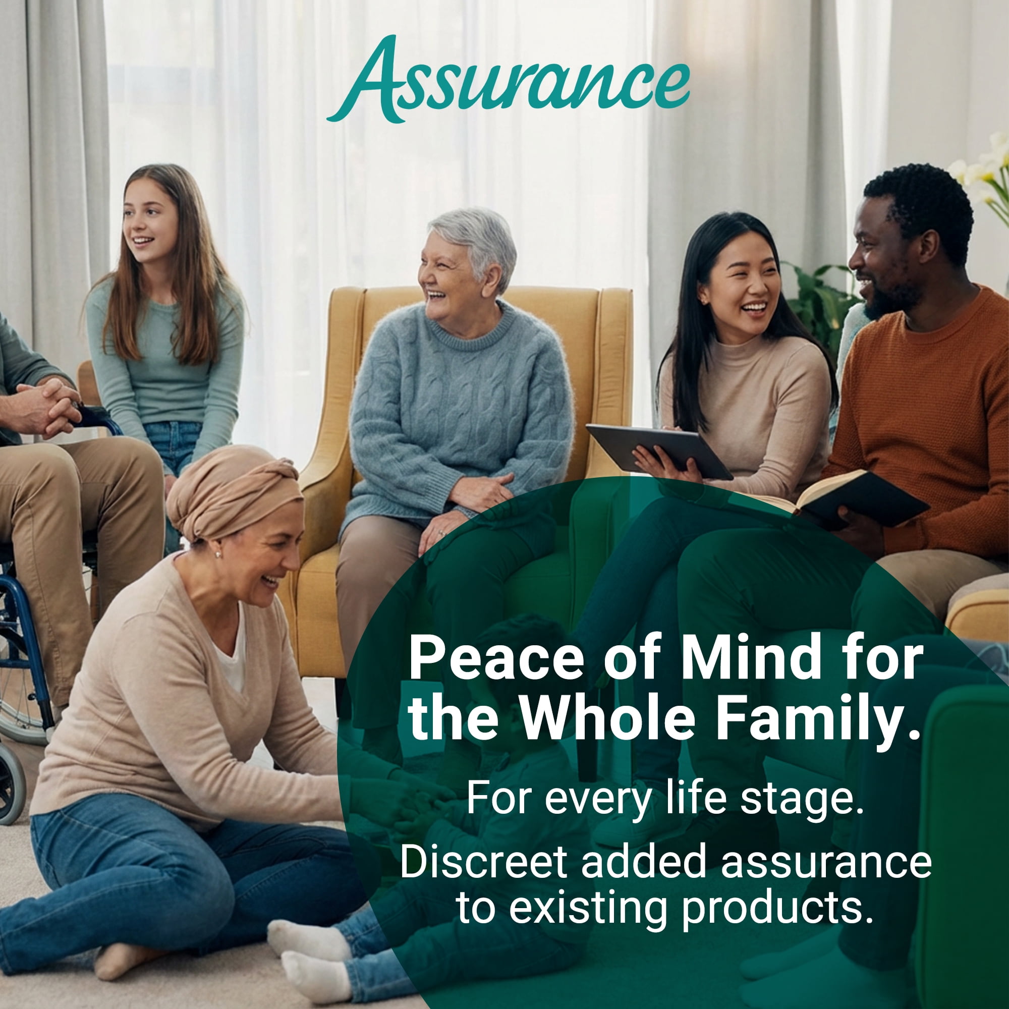 Assurance Washable Protective Underpad for Incontinence, XL, Maximum Absorbency