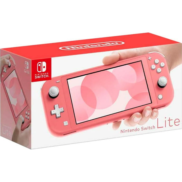 2020 New Nintendo Switch Lite Coral with Super Mario Maker 2 NS Game Disc - 2019 New Game! -