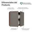 thumbnail image 3 of Alacena Gabinete Superior Cocina Madesa Vik 70cm MG, 3 of 3