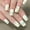 JP2977 [Glue model], variant on Yellow and white solid color flash diamond explosive flash wearing nail white love diamond nail piece wearable rectangular nail piece wholesale