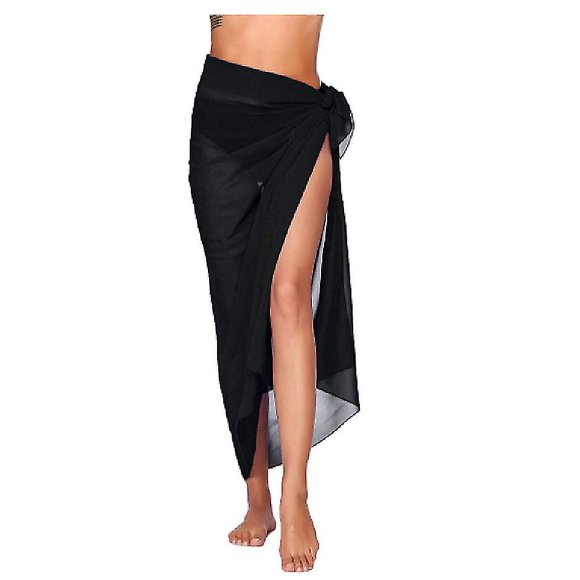 Women"s Beach Sarong Pareo Chiffon Bikini Wrap Skirt Cover Up For Swimwear