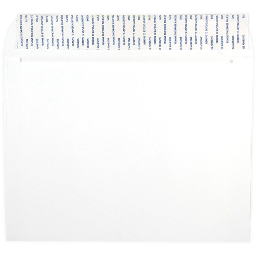 JAM Paper 9 x 12 Booklet Commercial Envelopes with Peel and Seal Closure, White, 50/Pack