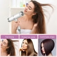 thumbnail image 3 of BCZHQQ Hair Dryer 800WHigh-Speed Brushless Motor Negative Ionic Blow Dryer for Fast Drying,Low Noise Thermo-Control Hair Dryer with Nozzle, 3 of 6