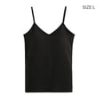 thumbnail image 4 of Qarigey Chaleco Camiseta sin mangas Correa ajustable Camisones amigables con la piel Flaco Sexy Push-Up Ropa Tops Buena elasticidad Blanco S Prendas para la parte del cuerpo TYPE2 NO3 Qarigey  AP011309-03B, 4 of 6