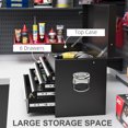 thumbnail image 4 of HOMCOM 6 Drawer 24" Metal Tool Box with Top Case, Ball Bearing Slides, 4 of 9