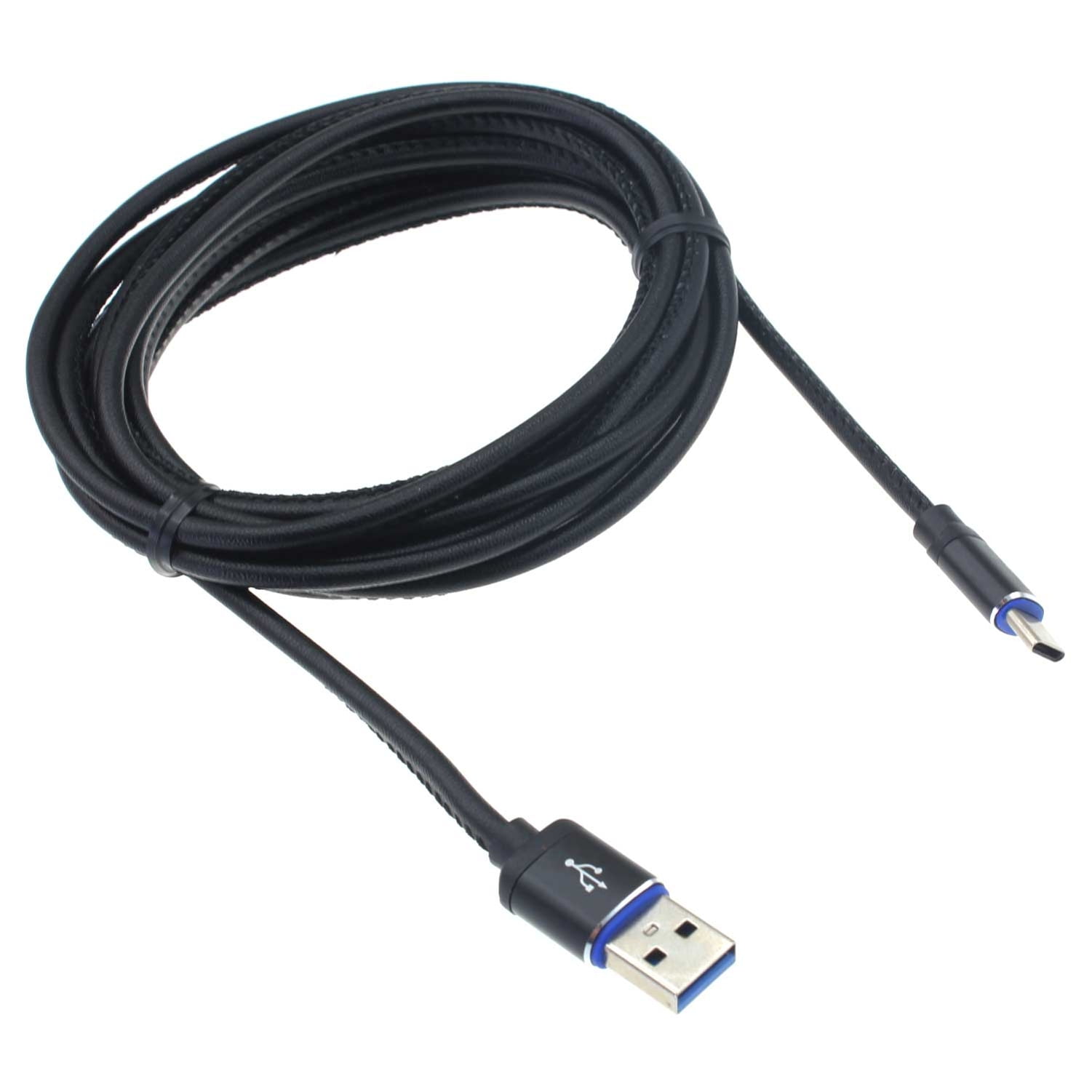 10ft Long USB Cable TypeC Power Cord USBC Fast Charge Wire Z3J for