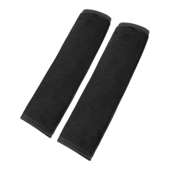 Car Seat Belt Shoulder Guard, Suede 2-Pack With 5Mm Memory Foam, Relieves Pressure, Prevents Slipping & Keeps Cool For Comfortable Commute