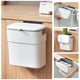 thumbnail image 1 of contenedor de compostaje de cocina de para debajo del fregadero, cubeta de basura de plástico montado en la pared, cubeta de basura pequeño de cocina, cubeta de basura pequeño con tapa para clóset Shuxiu Wang 9024719207285, 1 of 5
