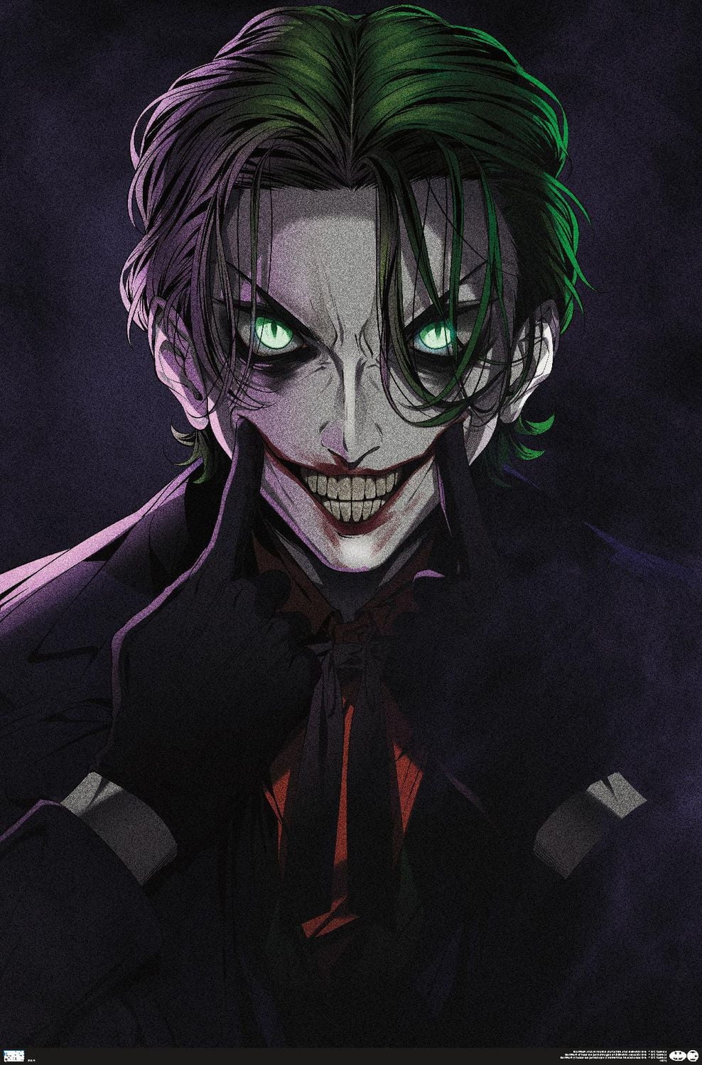 DC Comics The Joker Anime - Smile Wall Poster, 22.375" x 34"