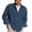 Navy_003, variant on Domuza Mens Corduroy Shirt Long Sleeve Button Down Collared Shirts Casual Lightweight Shirt Jacket Vintage Classic Shacket Army Green L