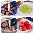 thumbnail image 3 of automatic peeler fruits and vegetables Portable Automatic Electric Fruit Peeler, Grape Peeling Machine, Electric Garlic Peeler, Multifunctional Automatic Fruit & Vegetable Peeling Machine (Blue), 3 of 6