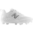 thumbnail image 2 of New Balance Women's Fresh Foam Velo V3 Molded Fastpitch Softball Cleat White/White Medium 5.5, 2 of 6