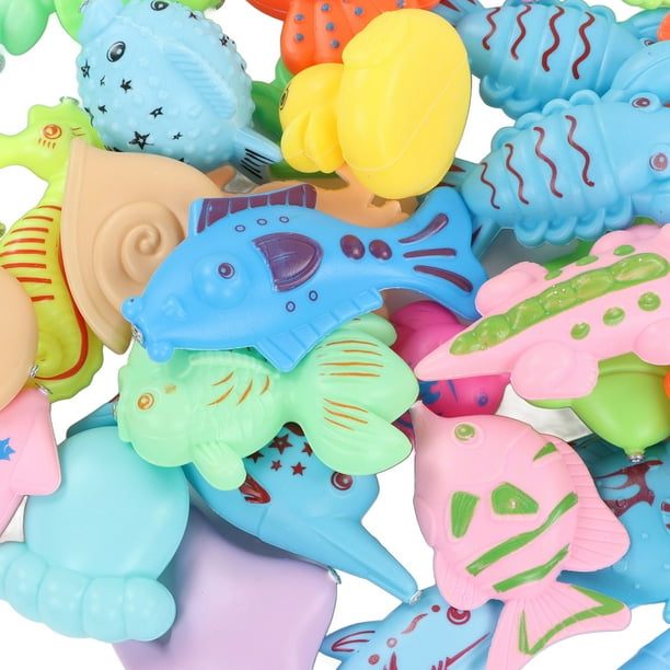 Juego De Pesca Eléctrico Magnético De Mesa Para Niños De 3 Años, Con 35 Peces, 2 Cañas Y Bandeja Giratoria