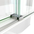 thumbnail image 5 of DreamLine Enigma-X 55-59 in. W x 62 in. H Fully Frameless Sliding Tub Door, 5 of 10