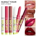 thumbnail image 2 of 9 Colors Waterproof Long Lasting Press Lipstick Easy To Color Moisturizing Pearl Mirror Solid Lip Gloss Lip Care Cosmetics, 2 of 5