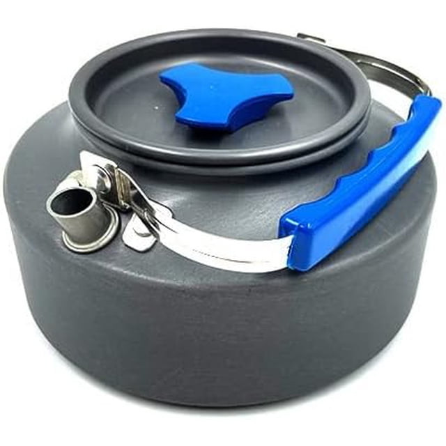 Camping Cookware Set Kit, Backpacking Gear Cooking Equipment, Portable Non Stick Pot Pan Cook for Outdoors Hiking