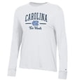 thumbnail image 2 of Women's Champion White North Carolina Tar Heels Core Long Sleeve T-Shirt, 2 of 3