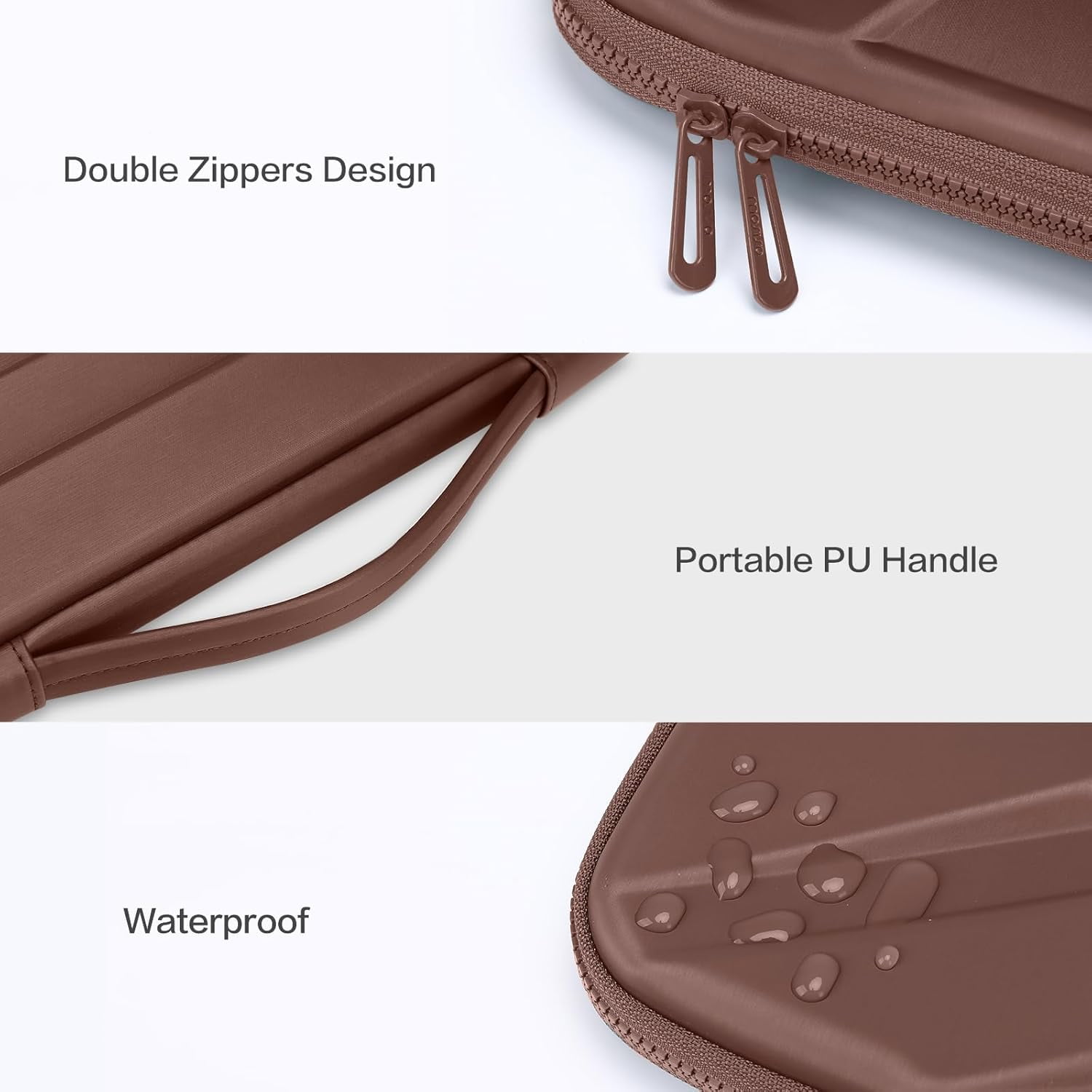 MOSISO Laptop Hard Shell Case for Men Women, 13-14 inch Waterproof Shockproof Computer Bag for Laptop with Handle