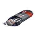 thumbnail image 1 of Cable Doble Stagg 10 Pies Negro Macho RCA y Teléfono, 1 of 2