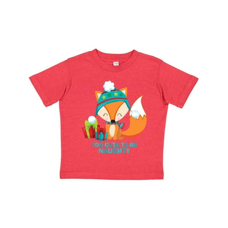 

Inktastic Too Cute Naughty Fox Gift Toddler Boy or Toddler Girl T-Shirt