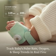Owlet Dream Duo (Gen 3) Smart Baby Monitor System | Oxygen & Pulse Rate Tracking + 2K HD Video Camera | Health Insights via App - Mint