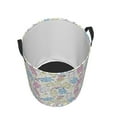 thumbnail image 3 of Balery Cartoon Bunny Round Laundry Basket with Handles Waterproof Freestanding Laundry Hamper for Clothes Toys in the Dorm and Family-Medium, 3 of 8
