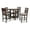 Cherry, variant on Pemberly Row 5-Piece Transitional Wood Counter Set in Cherry
