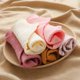 thumbnail image 4 of Muslin Cloth Feeding Bib Burp Cloth Saliva Towel for Newborn Infants Boys Girls,Khaki, 4 of 17