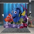 thumbnail image 1 of Cortina de ducha de poliéster con impresión digital 3D de Underwater World, resistente al agua, para el hogar, 1 of 5