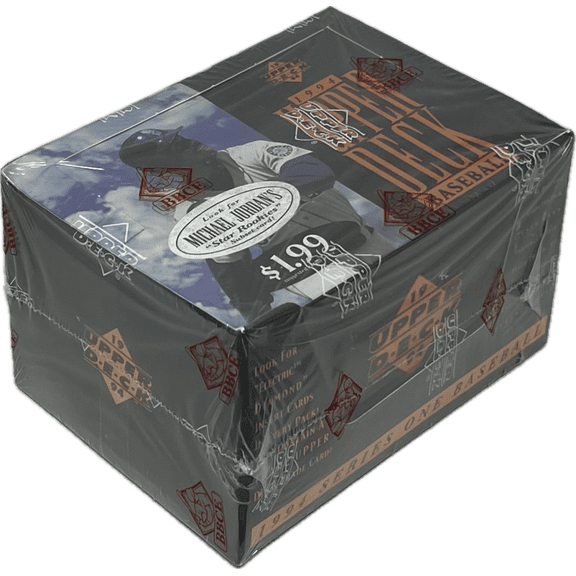 Collectible 1994 Upper Deck Series 1 Baseball Jumbo Box Michael Jordan's "Star Rookies" BBCE
