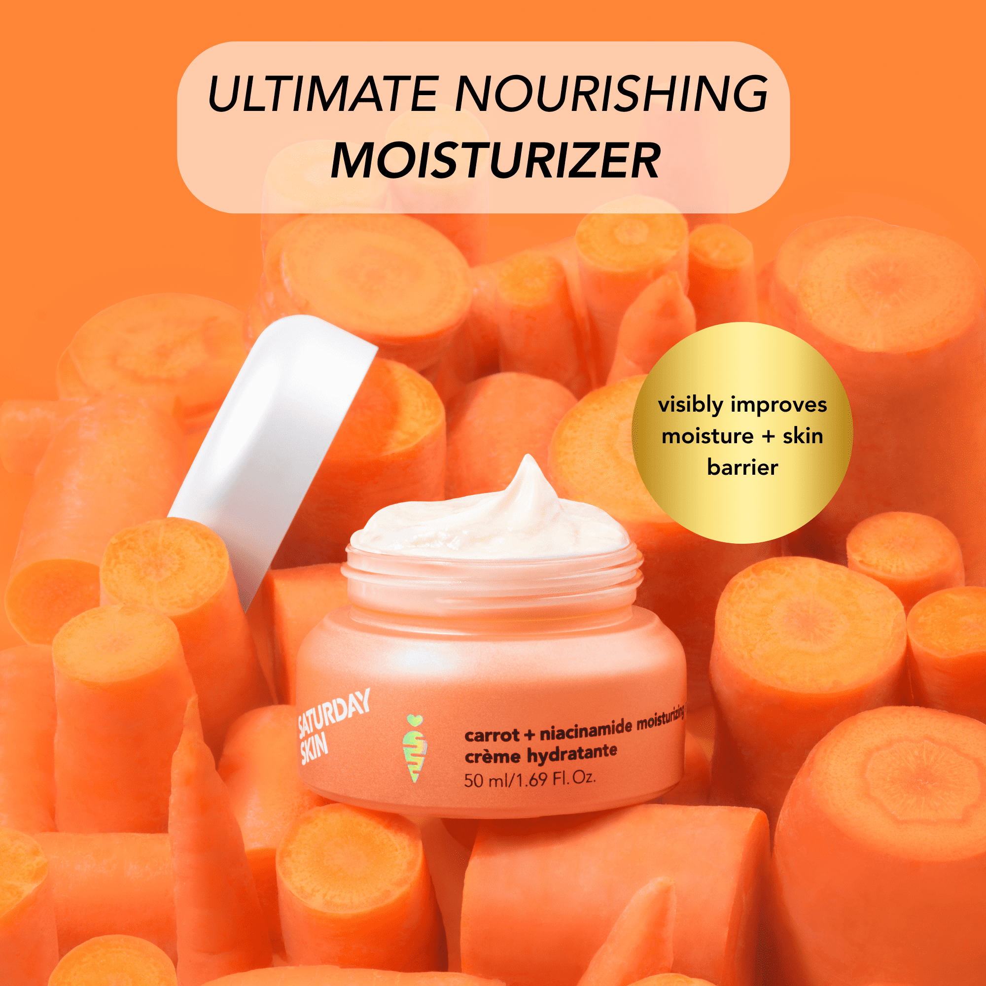 Saturday Skin Facial Moisturizing Cream, 1.69 Fl Oz