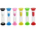 thumbnail image 2 of Reloj de arena Reloj de arena de 6 colores Temporizador de reloj de arena 30 segundos / 1 minuto / 2 minutos / 3 minutos / 5 minutos / 10 minutos (paquete de 6), 2 of 5