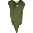 thumbnail image 2 of Free People Womens About the Back Bodysuit Jumpsuit, Green, Medium, 2 of 2