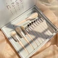 thumbnail image 1 of Juego de 12 brochas de maquillaje Morandi, para base de maquillaje, polvos, correctores, sombras de ojos y rubor (caja de regalo)., 1 of 1