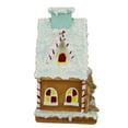thumbnail image 5 of Northlight LED Lighted Gingerbread House Christmas Figure - 8.5" - Multicolor LED Lights, 5 of 5
