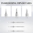 thumbnail image 5 of 6Pcs for Pinecil TS100 Soldering Iron Tips Replacement,Mini Portable, 5 of 5