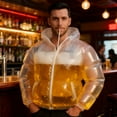 thumbnail image 7 of Beer Holder Jacket - Insulated Drink Pocket Coat, Hands Free Beverage Carrier for Sports Game Festival, Novelty Gift for Beer Lovers, 7 of 7