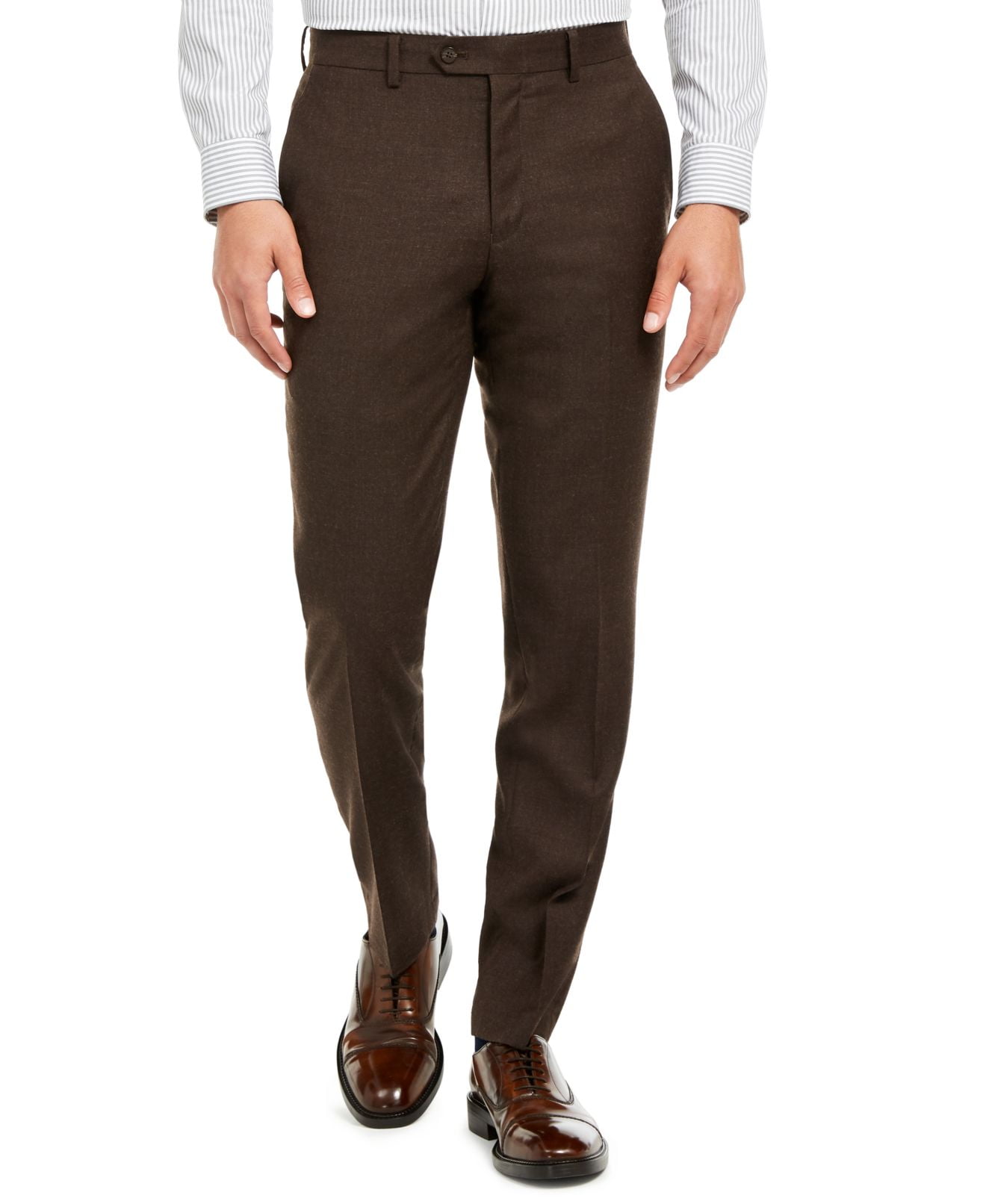 Mens Dress Pants 31x30 Flannel Slim Fit 