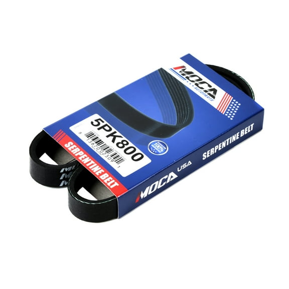MOCA AUTOPARTS 5PK800 Serpentine Belt Fit for 1999-2004 Nissan Frontier & 2000-2004 Nissan Xterra 3.3L V6
