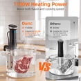 thumbnail image 3 of RUIE Sous Vide Cooker,1100W Precision Cooker with WiFi App Control,LED Touchscreen,Waterproof Immersion Circulator,Fast Heating Sous Vide Machine for Home Kitchen Cooking, 3 of 12